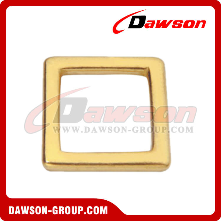 3560B Square Buckle, Solid Brass Buckle