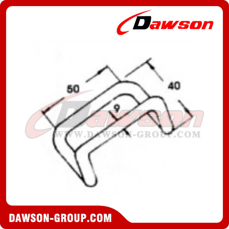 DSWH50151 B/S 1500KG/3300LBS Stainless Steel Rave Hook