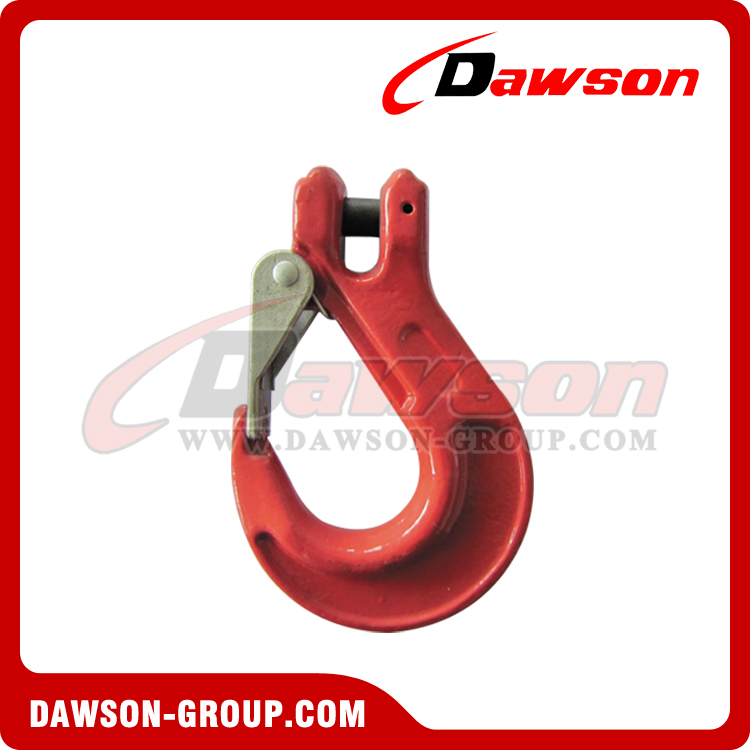  DS333 G80 6-16MM Clevis Sling Hook with Cast Latch for Lifting Chain Slings