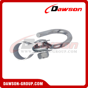 Stainless Steel Collar Hook with Swing Hook