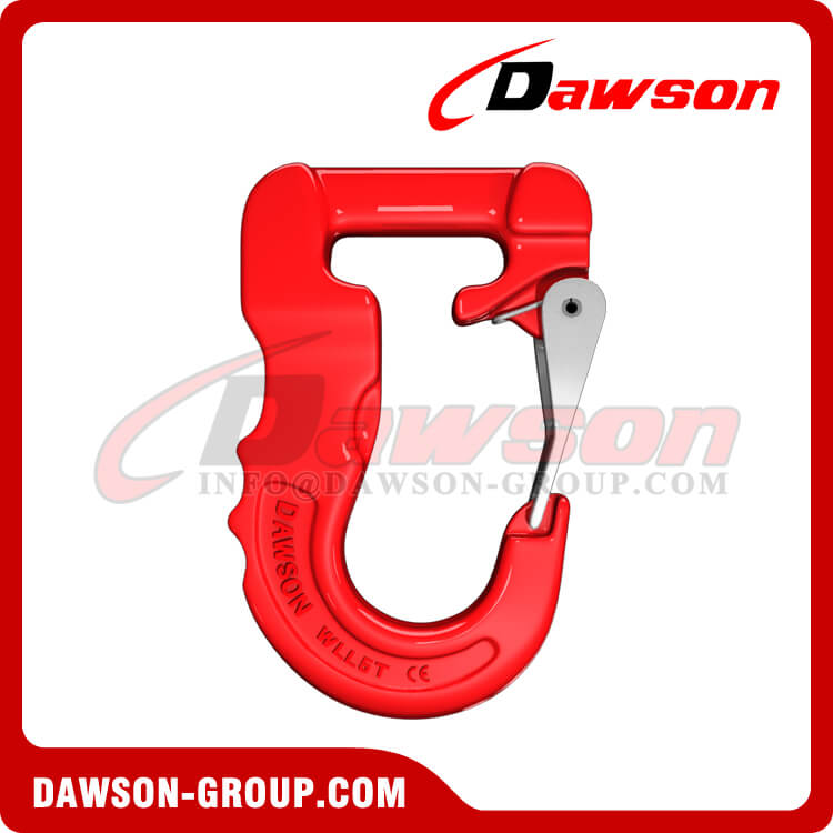 DS1055 G100 WLL 1-6T Web Sling Hook, Synthetic Alloy Round Sling Hook
