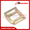 DSWH040 LC 5000KG/11000LBS BS 10000KG/22000LBS Yellow Zinc Plated One Way Lashing Buckle