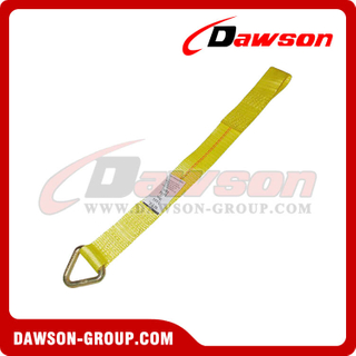 2 inch Ratchet Strap Short End with Delta Ring and No Ratchet