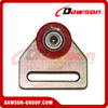 Zinc Plated Steel Roller with Red Wheel-Ball Bearing for Truck Part