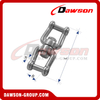Stainless Steel Swivel Jaw and Jaw with Internal Hexagon Pin