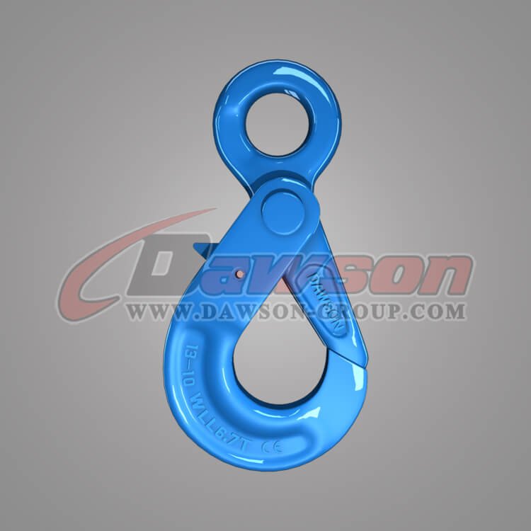 Grade 100 European Type Eye Self-Locking Hook, G100 Forged Steel Hook - China Manufacturer, Supplier Grade 100 European Type Eye Self-Locking Hook, G100 Forged Steel Hook - China Manufacturer, Supplier
