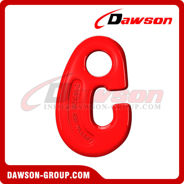 DS023 G80 WLL 4.2T 6.4T Alloy Steel Forged G Hook for Fishing and Overseas Rigging