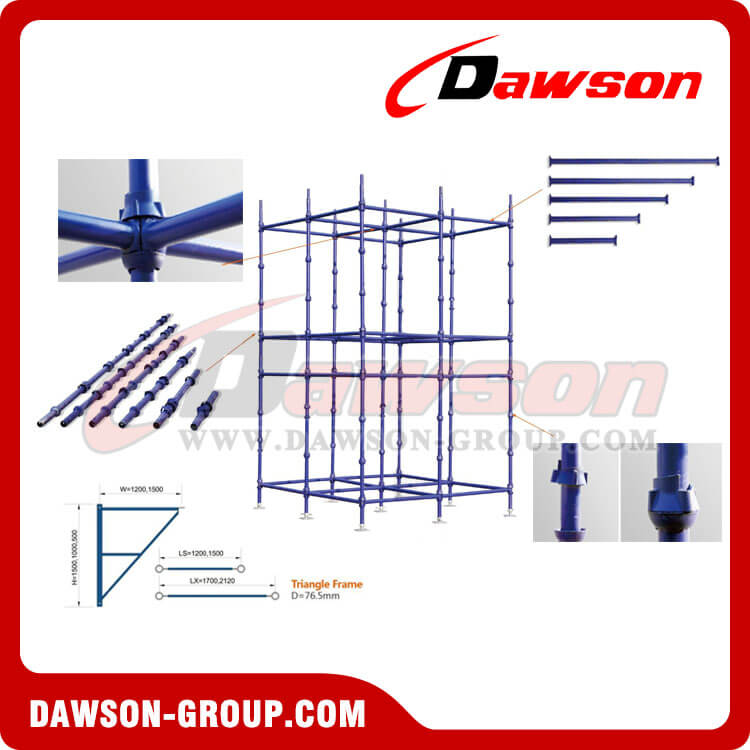 Standards Cup-Lock Scaffolding For Construction
