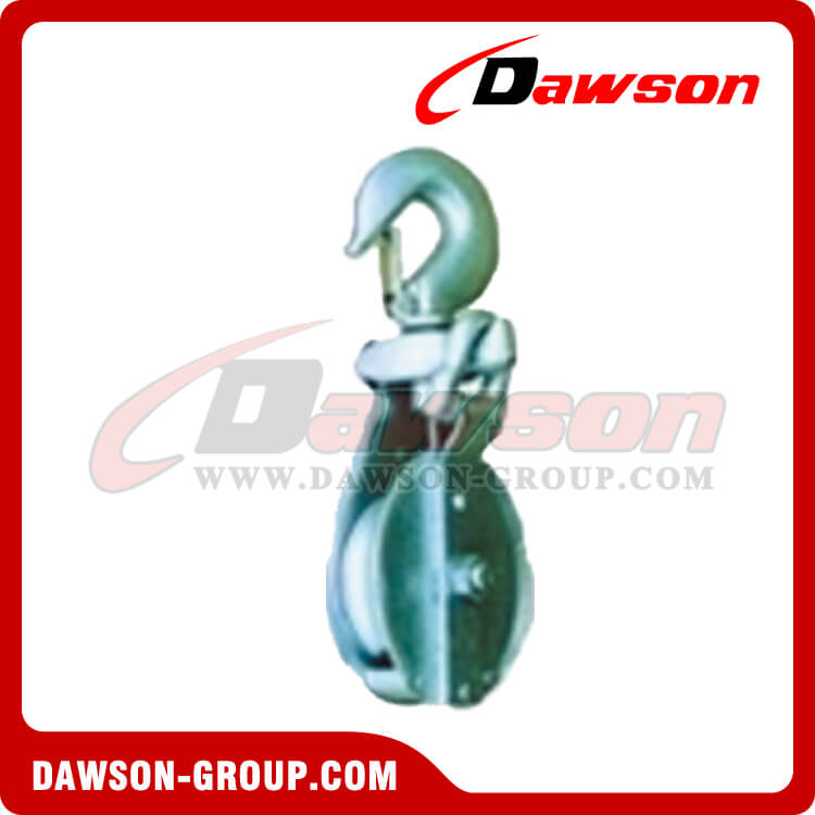DS-B003 Snatch Block With Hook For Manila Rope