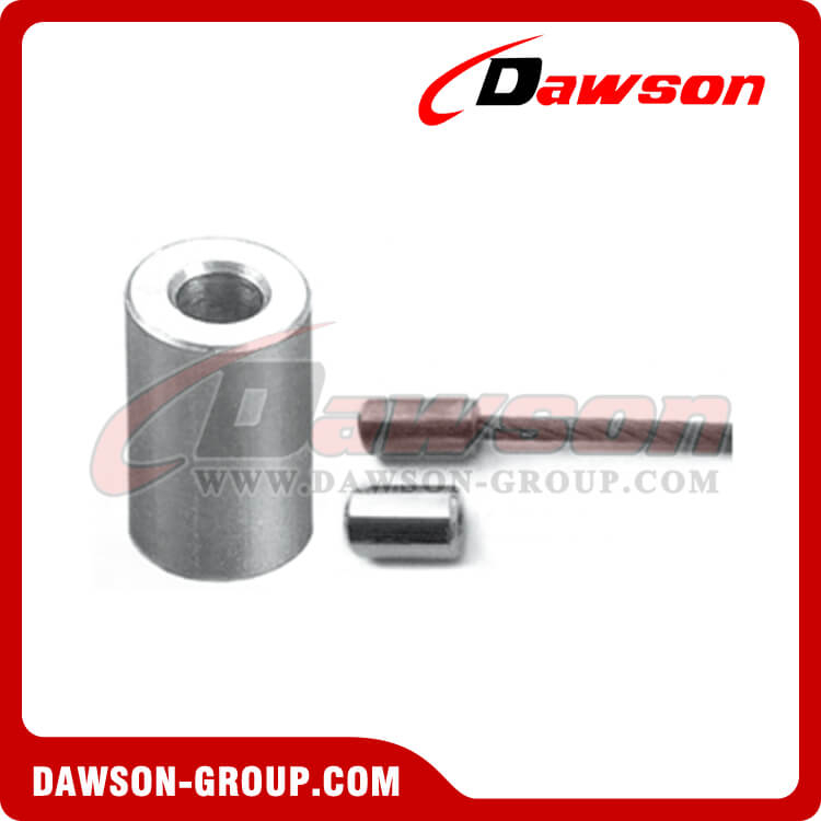 Wire Rope Steel Stop Buttons DS-409 Swage Bottons Terminations for Steel Wire Rope