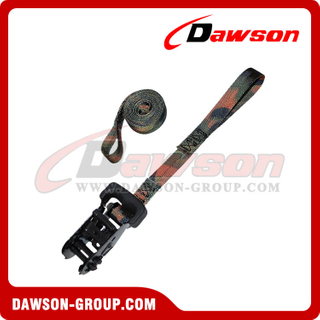 1 inch CAMO Ratchet Strap with 5 inch Loops
