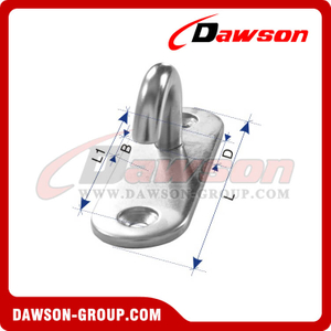 Stainless Steel Oblong Pad, Hook Type