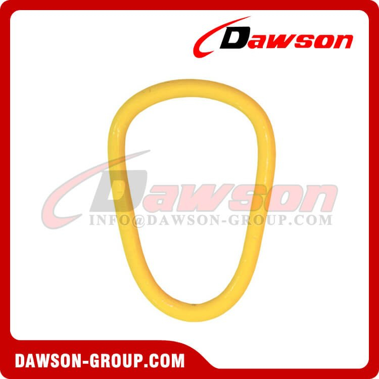 DS337 G80 WLL 4-20T Forged Alloy Steel Pear Type Master Link for Steel Wire Rope Sling / Chain Slings