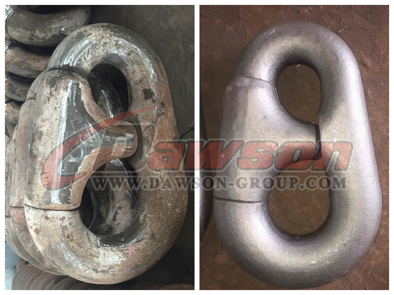 Pear Shaped Connecting Link Shackles For Swivel To Anchor Shackles Or