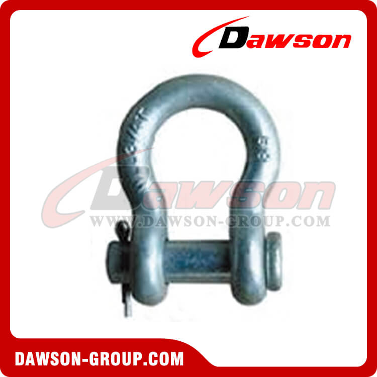 Forged Alloy Bow Shackles with Round Pin