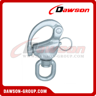 Stainless Steel Swivel Snap Shackle with Round Head