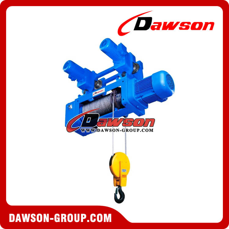 Monorail Electric Wire Rope Hoist Hook Suspension type Hoist 2-1 Electric Wire Rope Hoist