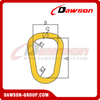 DS337 G80 WLL 4-20T Forged Alloy Steel Pear Type Master Link for Steel Wire Rope Sling / Chain Slings