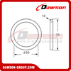 DSOR50201 B/S 2000KG/4400LBS Zinc Plated Metal O Ring 