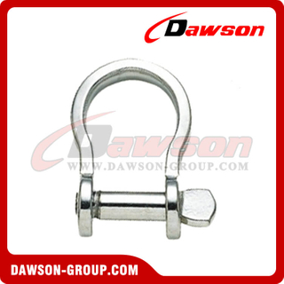 Stainless Steel Plate Bow Shackle