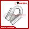 Stainless Steel AISI316 or AISI304 Tube Thimble with Gusset, Hawser Thimbles Suitable for Fiber Rope