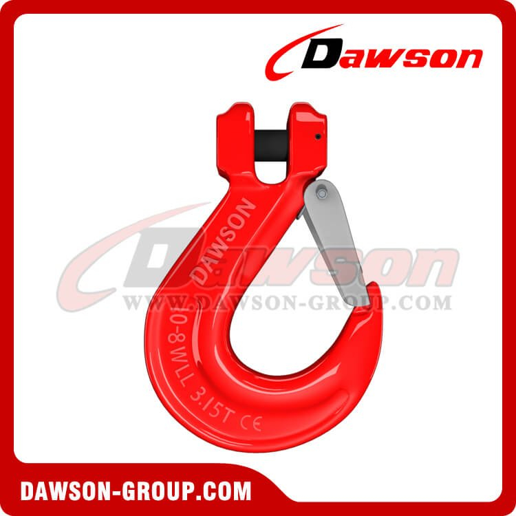 DS012 G80 6-32MM Clevis Sling Hook with Cast Latch for Crane Lifting Chain Slings