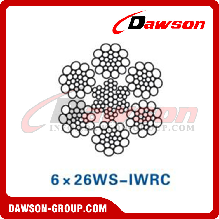 Steel Wire Rope (6×19S-IWRC)(6×21S-IWRC)(6×25F-IWRC)(6×26WS-IWRC), Oilfield Wire Rope, Steel Wire Rope for Oilfield