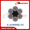 Steel Wire Rope (6×76WSNS-FC)(6×84WSNS-FC)(6×97WSNS-FC), Oilfield Wire Rope, Steel Wire Rope for Oilfield