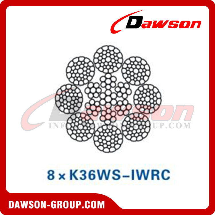 Steel Wire Rope (8×K31WS-IWRC)(8×K36WS-IWRC), Oilfield Wire Rope, Steel Wire Rope for Oilfield