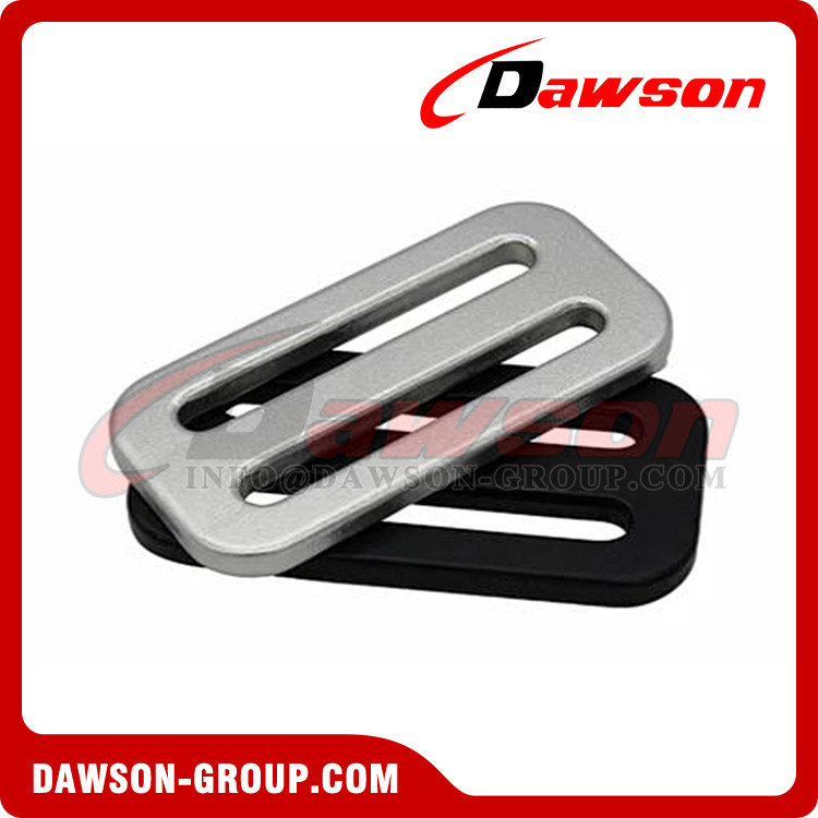 DSJ-A4021 Aluminum Adjuster Buckle For Fall Protection Bags Luggages, Aluminium Safety Harness 3-Bar Buckles