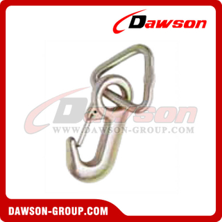 DS-HK8-D BS 3000kgs/6600lbs Forged Eye Hook with D Ring