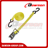 1 inch Heavy Duty Stainless Steel Ratchet Strap with S Hooks