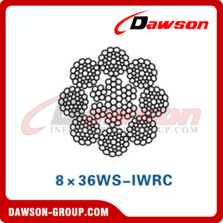 Steel Wire Rope (8×36WS-IWRC)(8×41WS-IWRC)(8×49SWS-IWRC), Oilfield Wire Rope, Steel Wire Rope for Oilfield