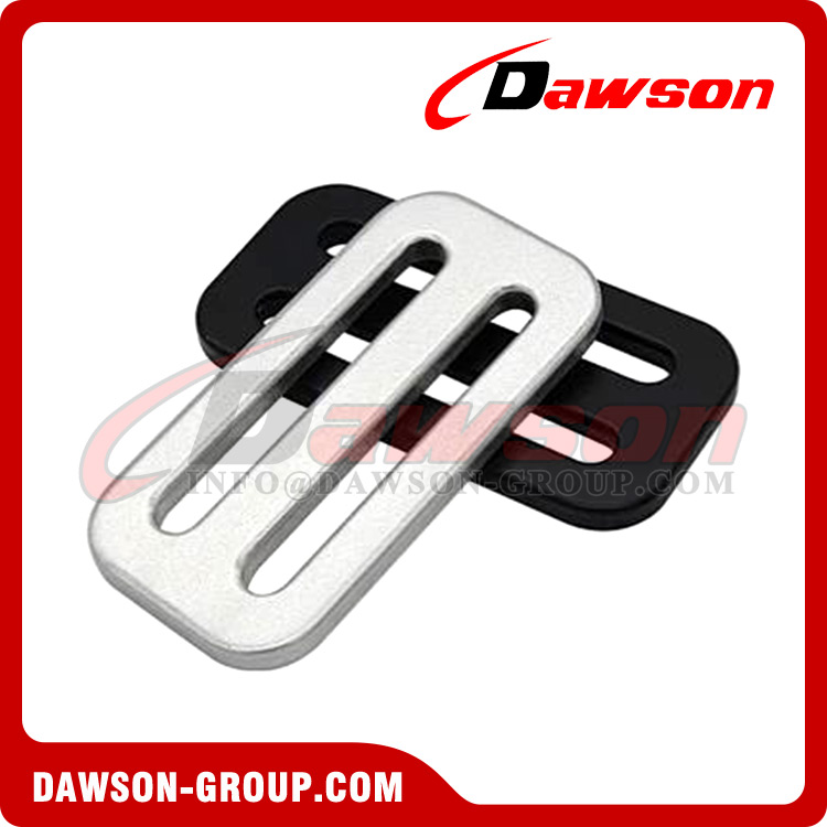 DSJ-A4021 Aluminum Adjuster Buckle For Fall Protection Bags Luggages, Aluminium Safety Harness 3-Bar Buckles