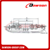 DS-LC-SW98 0-200KN Mechanical Link, Crane Weighers Sensor Load Cell Dynamometers Mechanical Link 