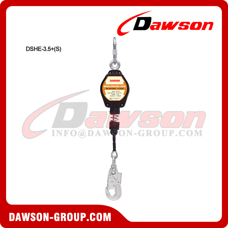 DSHE-3.5(S) Series Retractable Lifeline - Dawson Group Ltd. - China Manufacturer, Supplier DSHE-3.5(S) Series Retractable Lifeline - Dawson Group Ltd. - China Manufacturer, Supplier