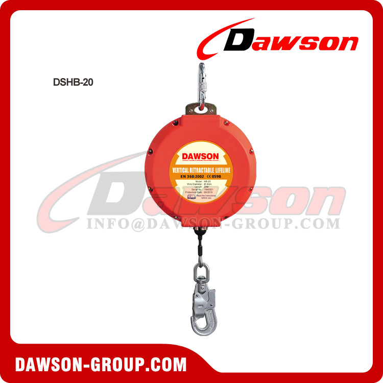 DSHB-20 Series Vertical Retractable Lifeline - Dawson Group Ltd. - China Manufacturer, Supplier DSHB-20 Series Vertical Retractable Lifeline - Dawson Group Ltd. - China Manufacturer, Supplier