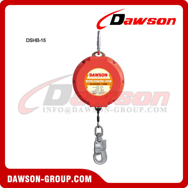 DSHB-15 Series Vertical Retractable Lifeline - Dawson Group Ltd. - China Manufacturer, Supplier DSHB-15 Series Vertical Retractable Lifeline - Dawson Group Ltd. - China Manufacturer, Supplier