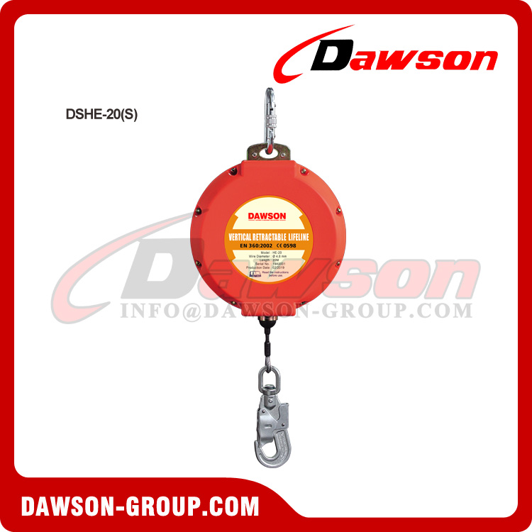 DSHE-20(S) Retractable Lifeline - Dawson Group Ltd. - China Manufacturer, Supplier DSHE-20(S) Retractable Lifeline - Dawson Group Ltd. - China Manufacturer, Supplier