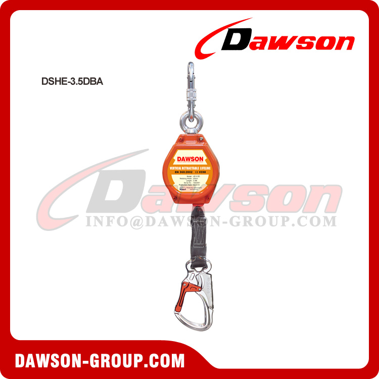DSHE-3.5DBA Series Retractable Lifeline - Dawson Group Ltd. - China Manufacturer, Supplier DSHE-3.5DBA Series Retractable Lifeline - Dawson Group Ltd. - China Manufacturer, Supplier
