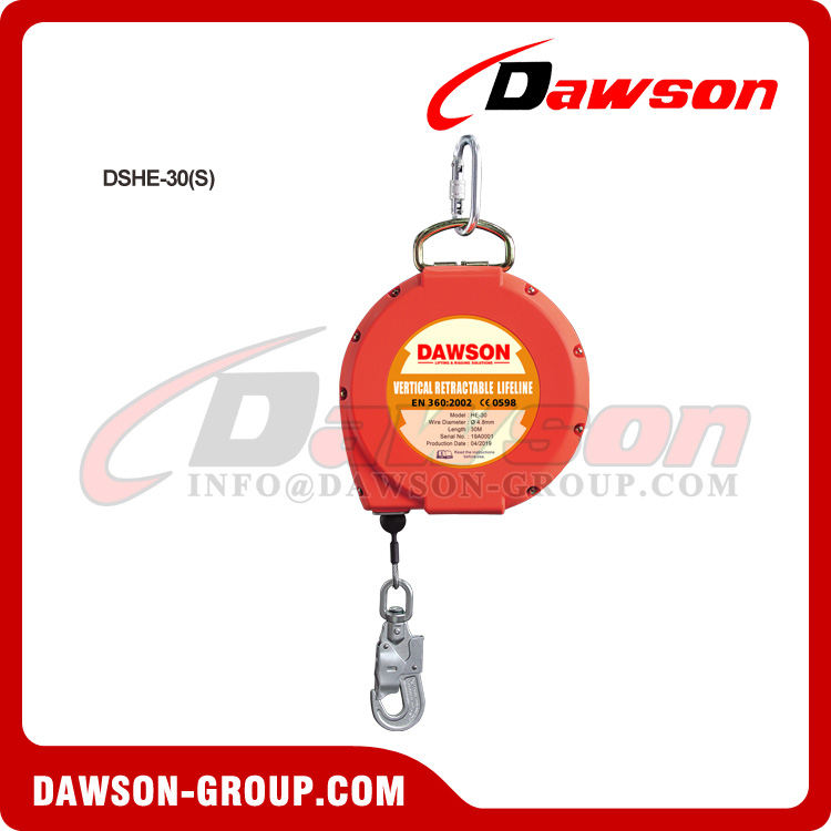DSHE-30(S) Retractable Lifeline - Dawson Group Ltd. - China Manufacturer, Supplier DSHE-30(S) Retractable Lifeline - Dawson Group Ltd. - China Manufacturer, Supplier