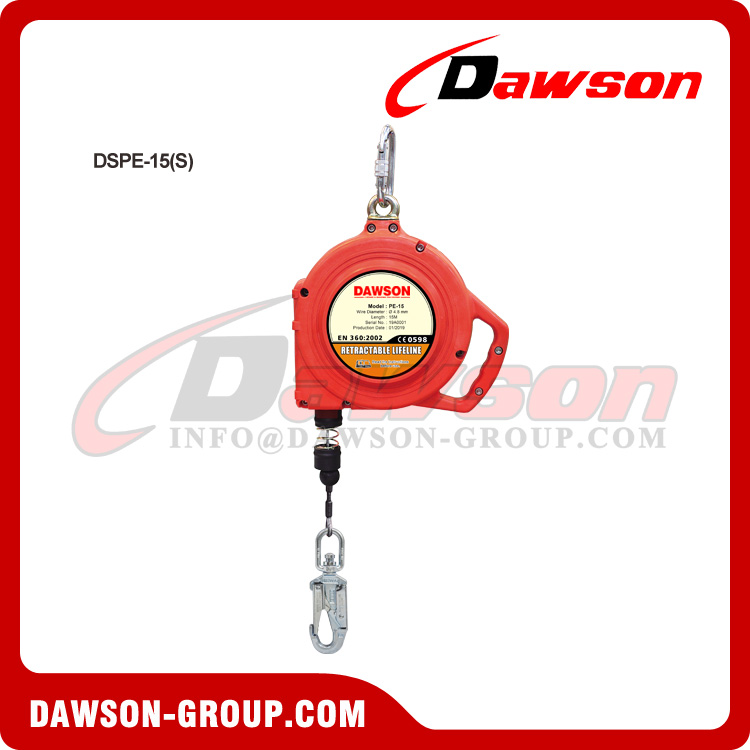 DSPE-15(S) Retractable Lifeline - Dawson Group Ltd. - China Manufacturer, Supplier DSPE-15(S) Retractable Lifeline - Dawson Group Ltd. - China Manufacturer, Supplier