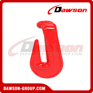 DS063 G80 WLL1.85-5T Forged Alloy Steel Eye Bend Hook for Lashing and Pulling