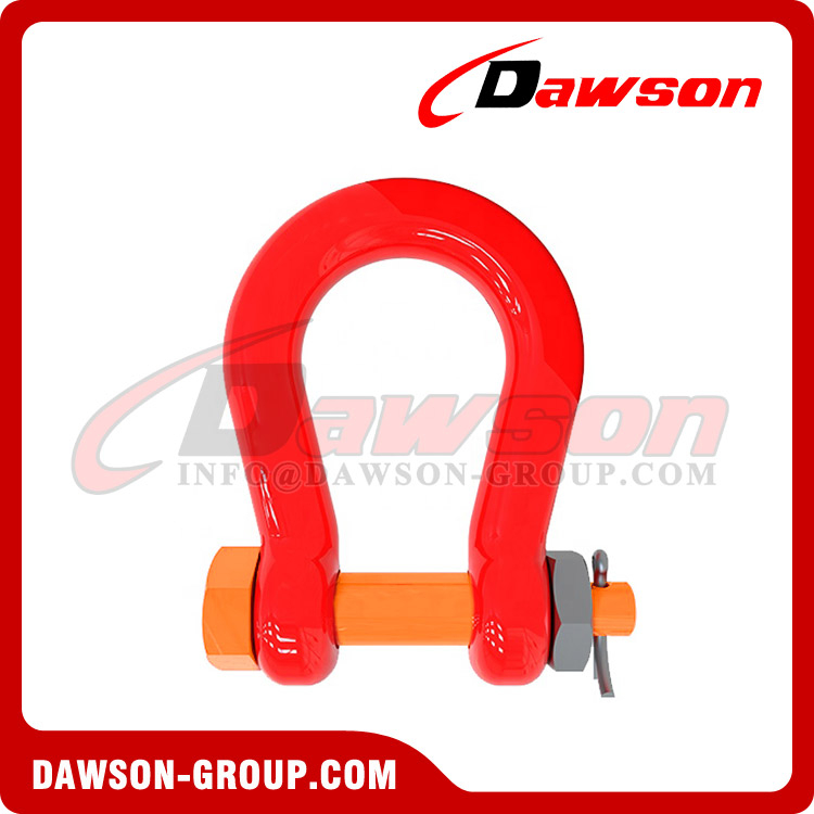 DS868 M12 WLL 3.2T Forged Super Alloy Steel Bow Shackle for Lifting