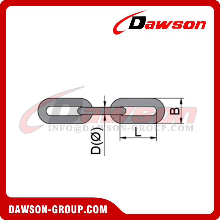 Russia Standard 6-38MM Alloy Link Chain, Welded Link Chain, Lifting Chain 