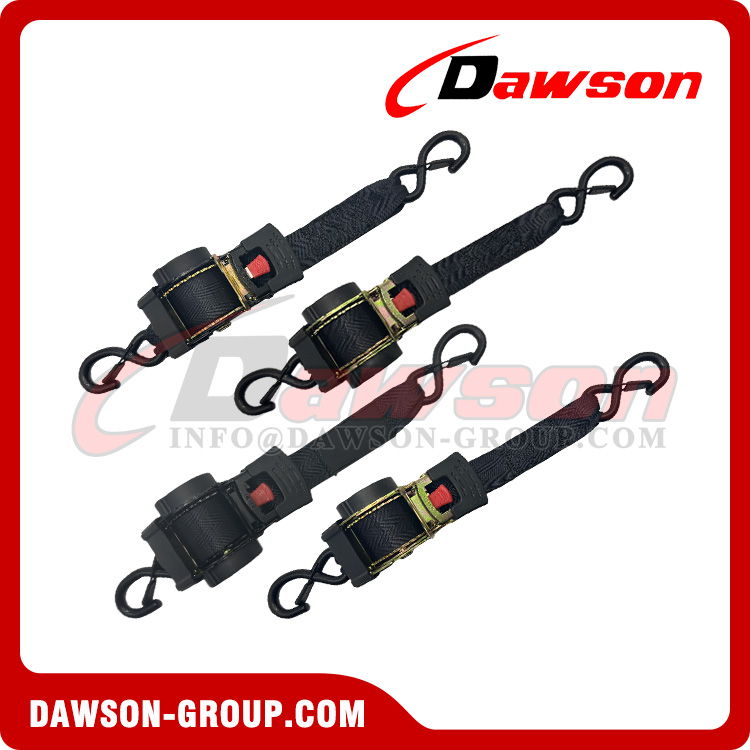Automatic Retractable Ratchet Tie Down Straps with Damping Version, Auto Retractable Ratchet Strap with Non-damping Version and Push Button Release - Dawson Group Ltd. - China Manufacturer, Factory Automatic Retractable Ratchet Tie Down Straps with Damping Version, Auto Retractable Ratchet Strap with Non-damping Version and Push Button Release - Dawson Group Ltd. - China Manufacturer, Factory