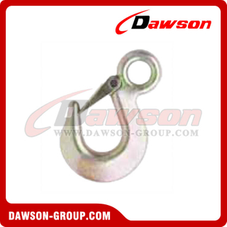 DS-HK-3 BS 5000kgs/11000lbs Forged Eye Hook with Latch