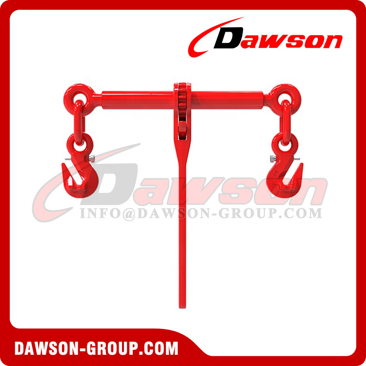 DS786 G80 Ratchet Binder with Safety Hooks with Long Handle, Grade 80 Ratchet Type Load Binder