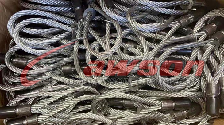 Swaged Soft Eye Slings Wire Rope Sling Dawson Group Ltd China