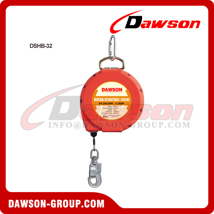 DSHB-32 Series Vertical Retractable Lifeline - Dawson Group Ltd. - China Manufacturer, Supplier DSHB-32 Series Vertical Retractable Lifeline - Dawson Group Ltd. - China Manufacturer, Supplier